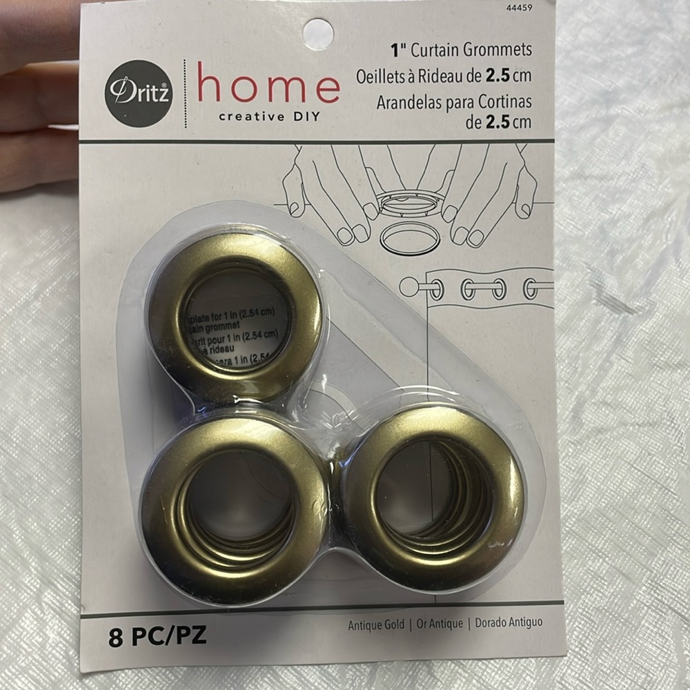 Dritz 1” curtain grommets